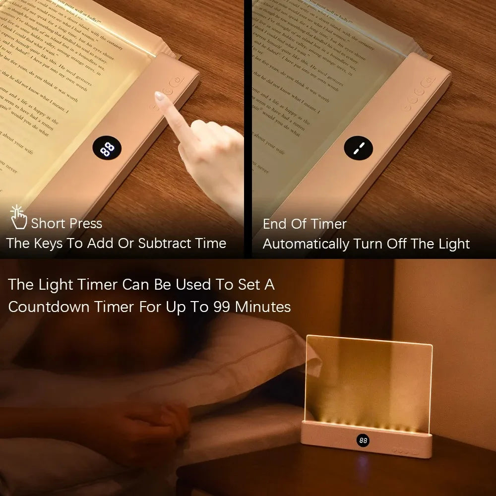 USB Rechargeable Reading Light, Adjustable Tablet Reading Light, Dormitory Bedroom Bedside Lamp, Portable Student Night Light
