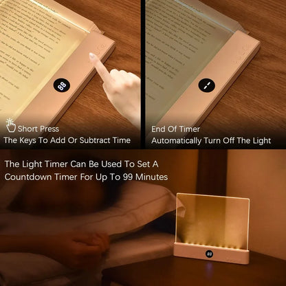 USB Rechargeable Reading Light, Adjustable Tablet Reading Light, Dormitory Bedroom Bedside Lamp, Portable Student Night Light